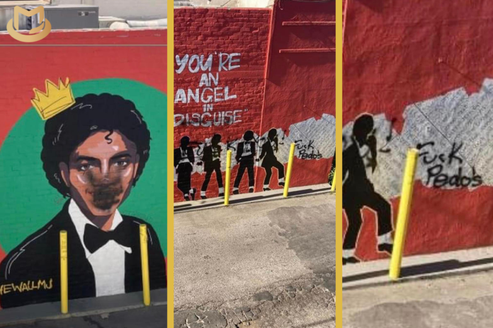 La fresque de Michael Jackson vandalisée Graf-696x464